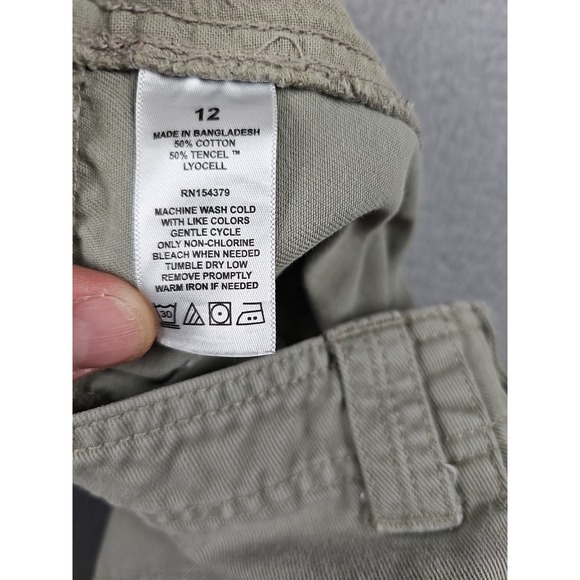 Aeropostale Low Rise Flare Jeans Women's Size 12 34x31 Light Gray Front Seam - Picture 5 of 8